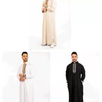 عبايه  رجالي ب ياقه